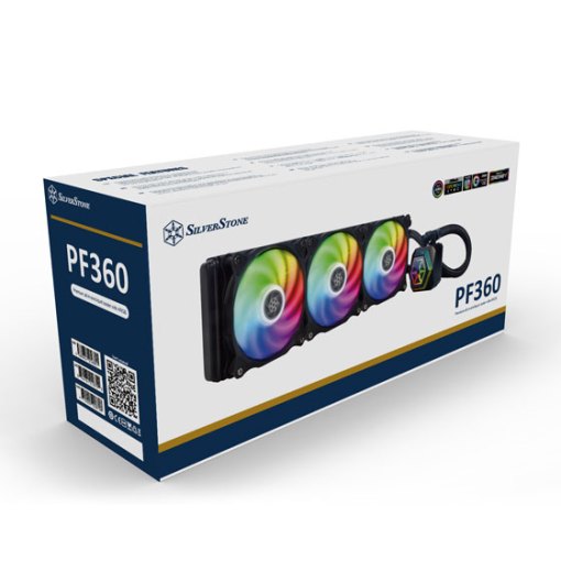 SilverStone Liquid Cooler PF360 ARGB V2 360mm Black SilverStone Liquid Cooler PF360 ARGB V2 360mm Black